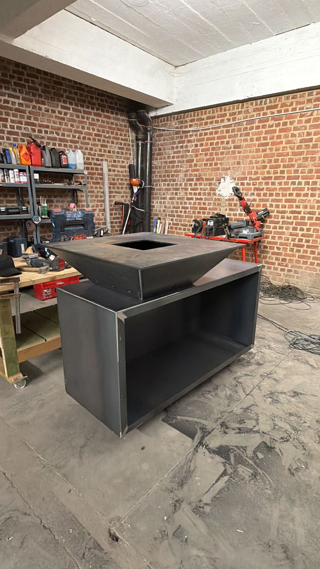 Plancha barbecue inox artisanale HB Weld