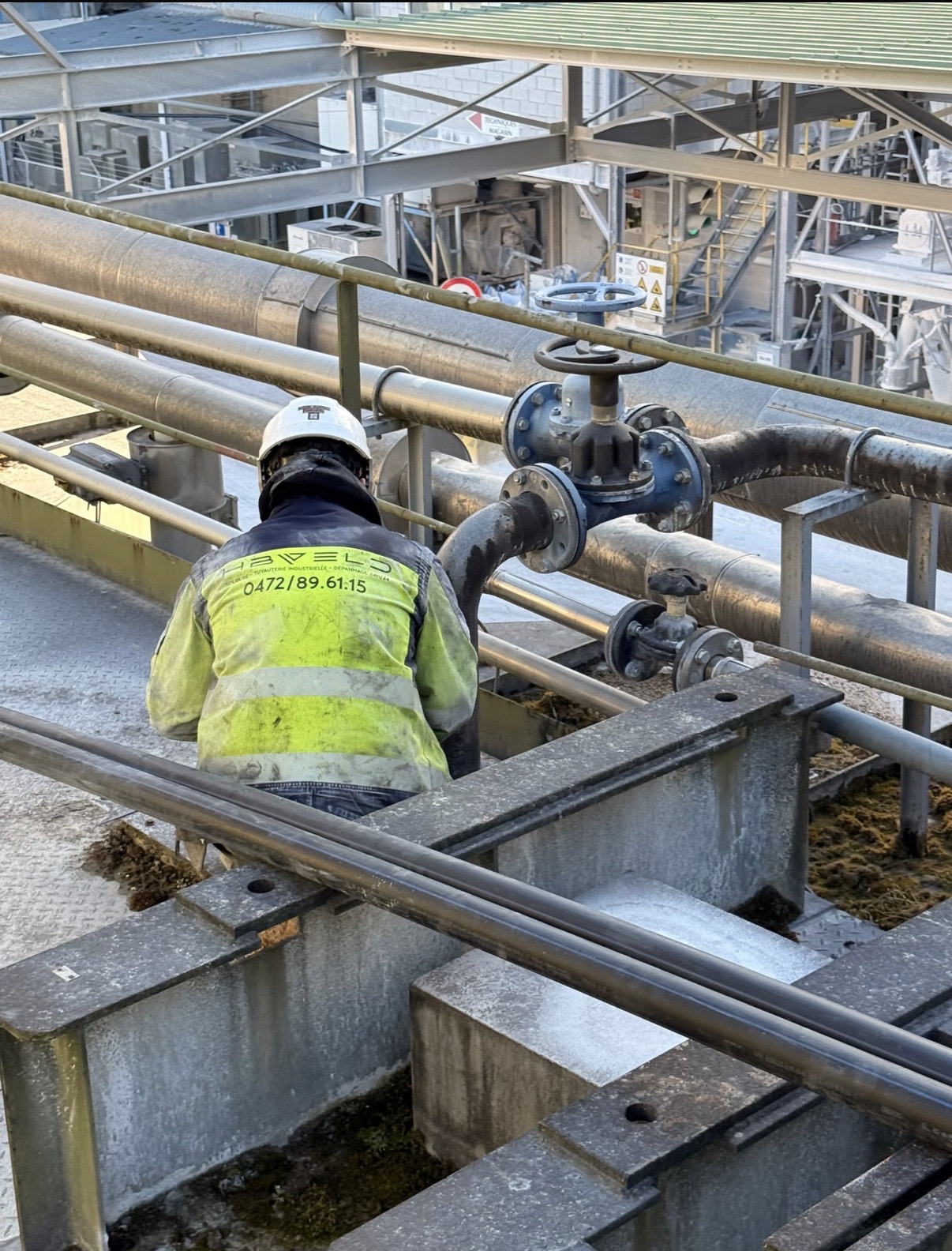 Intervention de dépannage urgent HB Weld sur site industriel